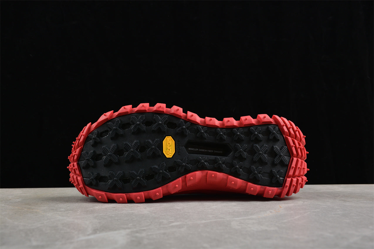 Moncler Trailgrip Sock Sneakers 'Black/Red' - Best Reps Website 2025