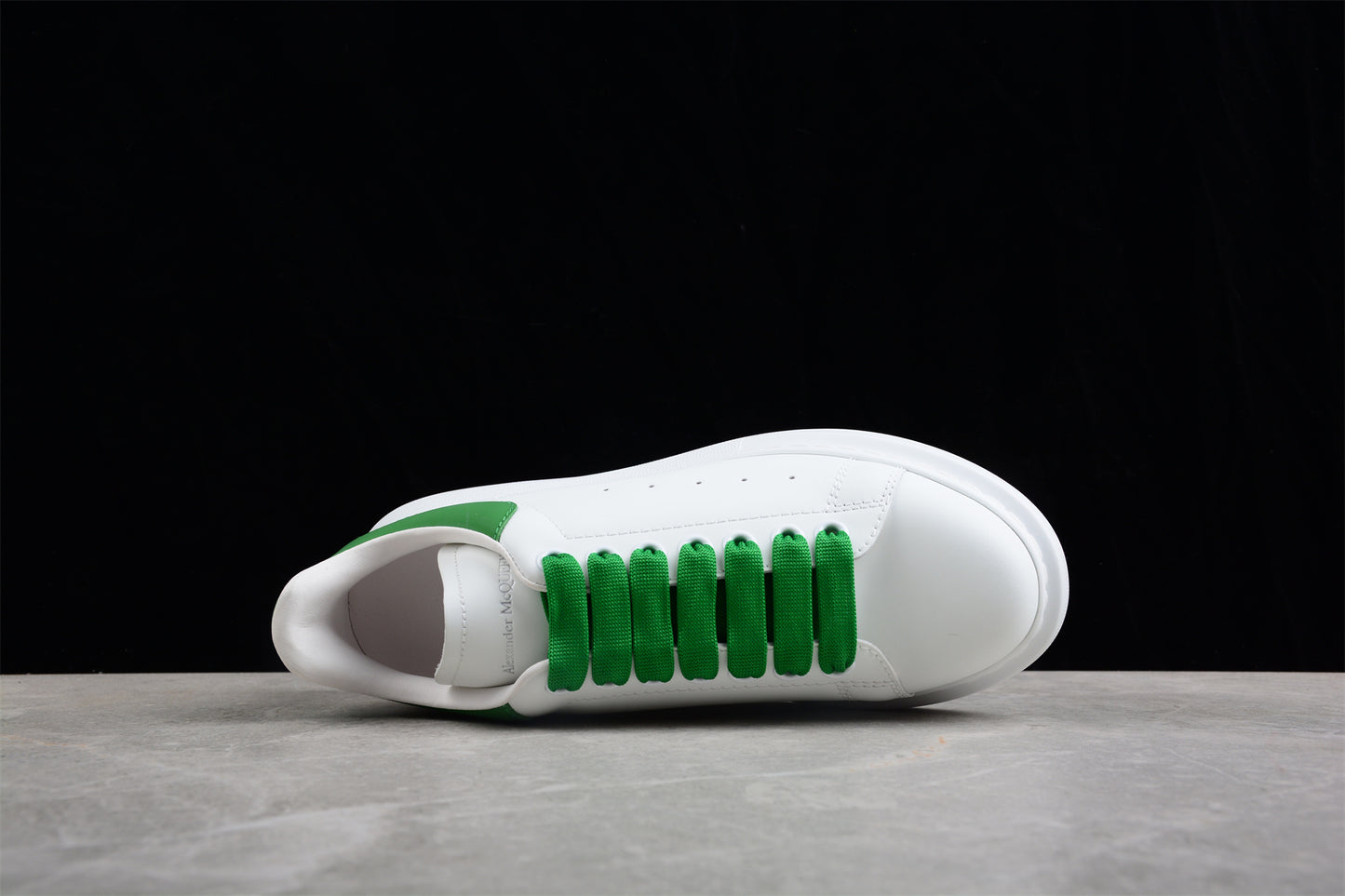 Alexander McQueen Oversized Sneaker in White/Green - Best Reps Website 2025