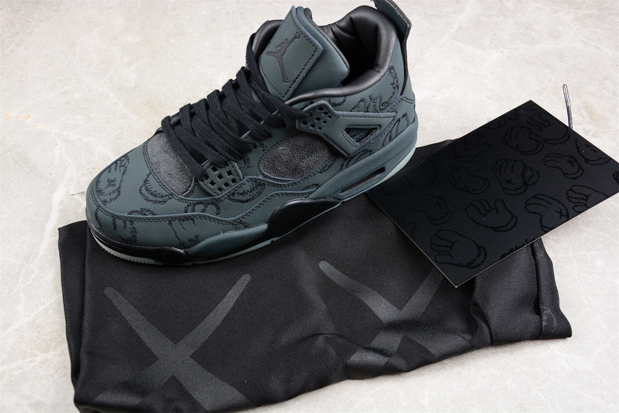 KAWS x Air Jordan 4 Retro "Black" - Best Reps Website 2025