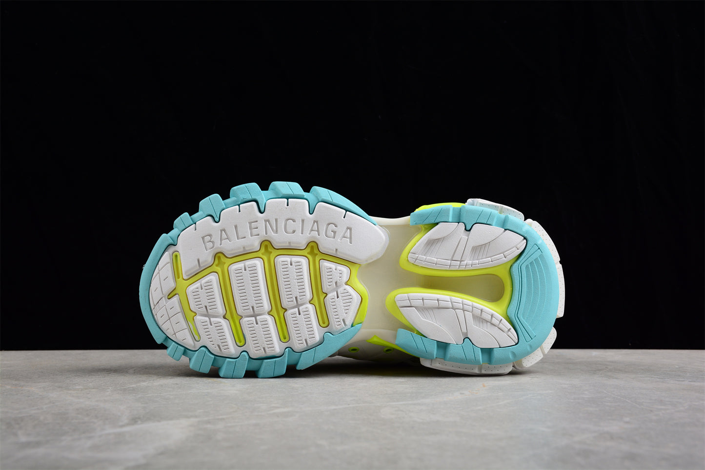Balenciaga Track – White / Fluorescent Yellow / Turquoise - Best Reps Website 2025