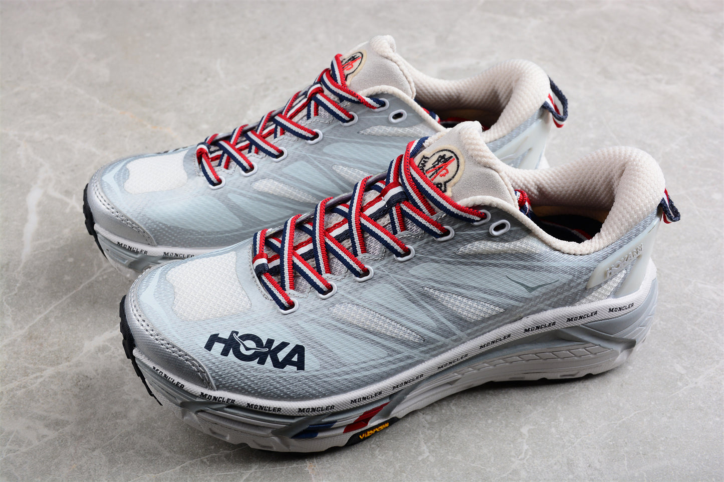 HOKA ONE ONE Moncler X Mafate Speed 2 'Nimbus Cloud/Harbor Mist' - Best Reps Website 2025