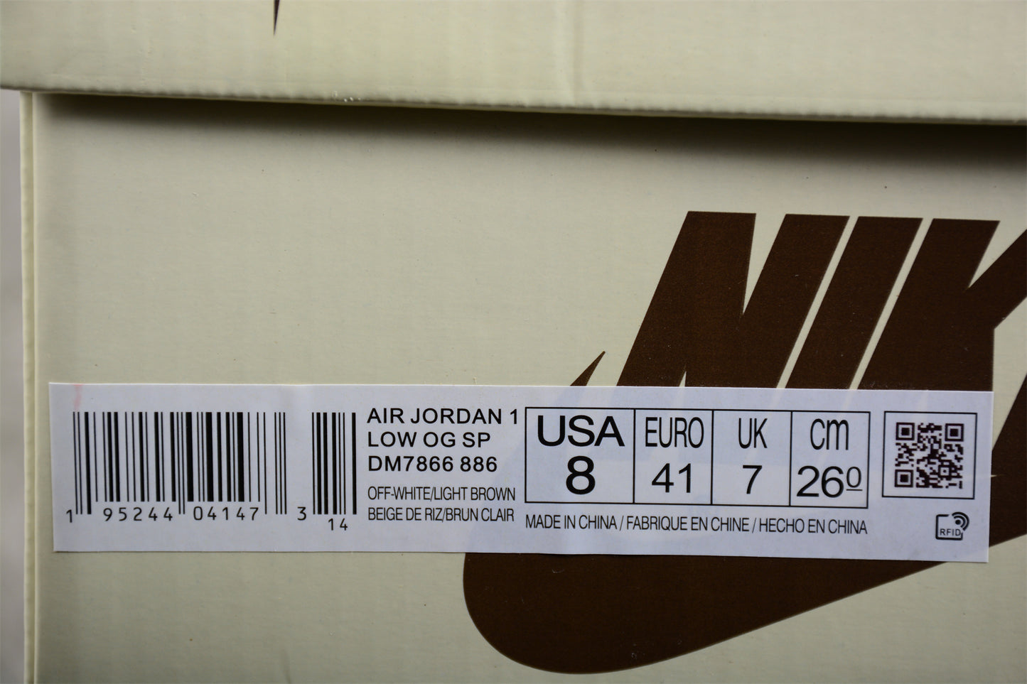 Travis Scott x Air Jordan 1 Low Light Brown OG DM7866-886 - Best Reps Website 2025