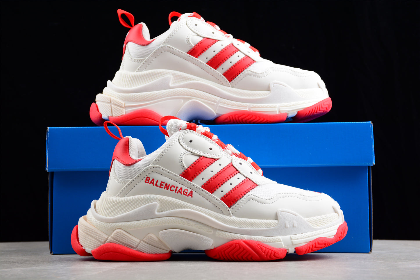Balenciaga x adidas Triple S White Red - Best Reps Website 2025