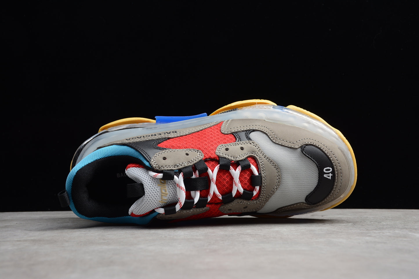 Balenciaga Triple S Sneakers – Grey Red Blue - Best Reps Website 2025