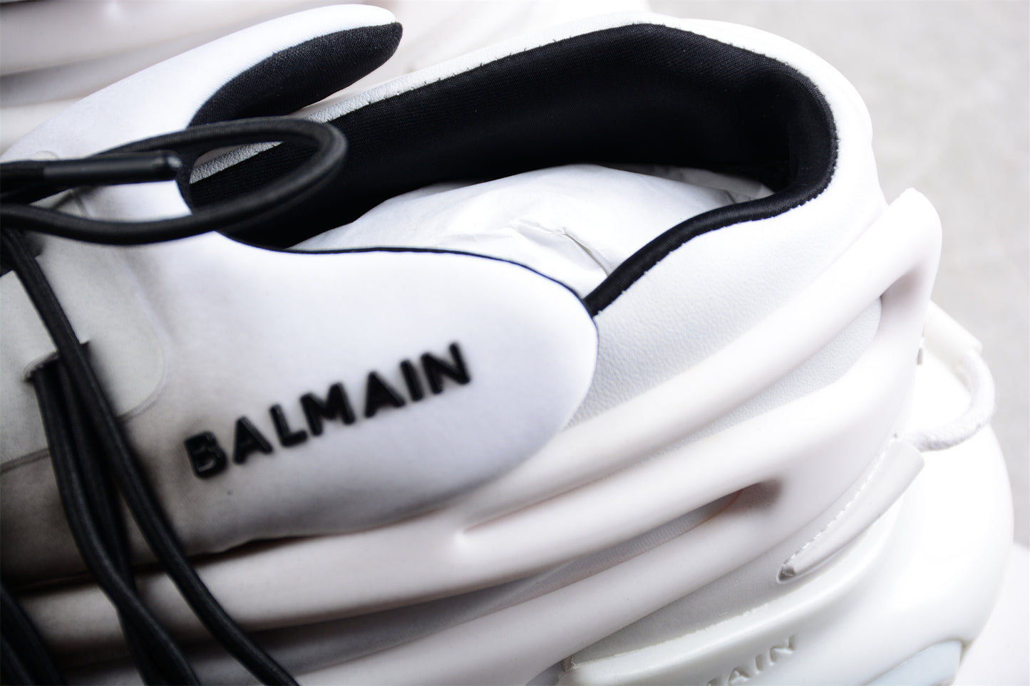 Balmain Unicorn Sneakers in White Gradient – Neoprene & Leather - Best Reps Website 2025