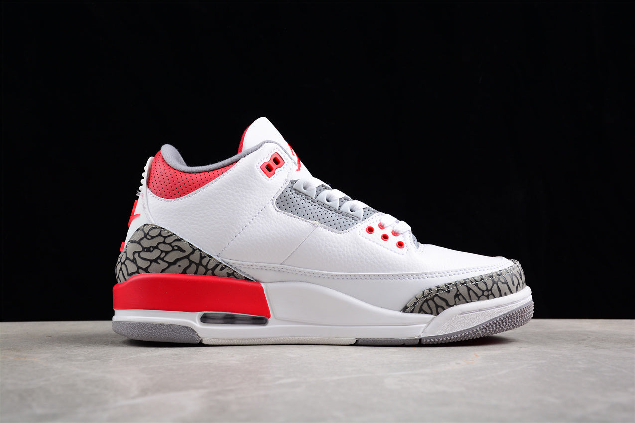 Air Jordan 3 OG Fire Red DIY "Love Basketball" Shoes - Best Reps Website 2025