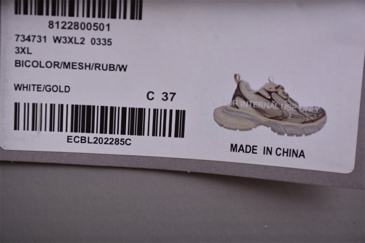Balenciaga 3XL Sneaker in White Gold - Best Reps Website 2025