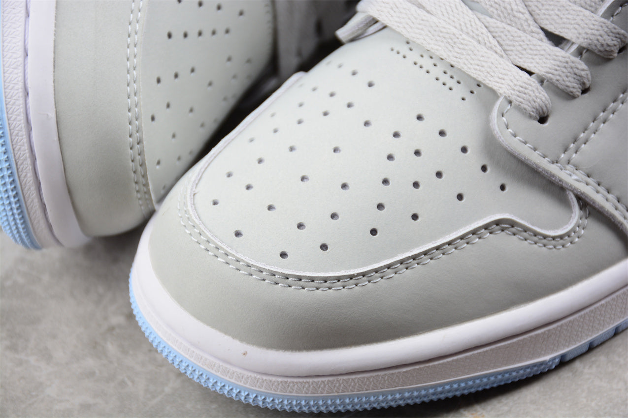 Nike Air Jordan 1 High Comfort ‘Grey Light Blue’ - Best Reps Website 2025