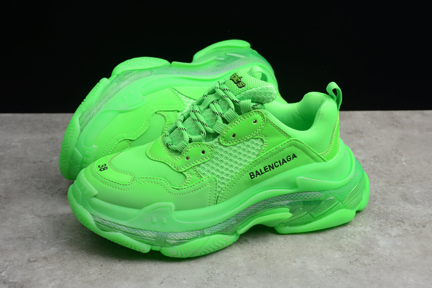 Balenciaga Triple S – Neon Green - Best Reps Website 2025