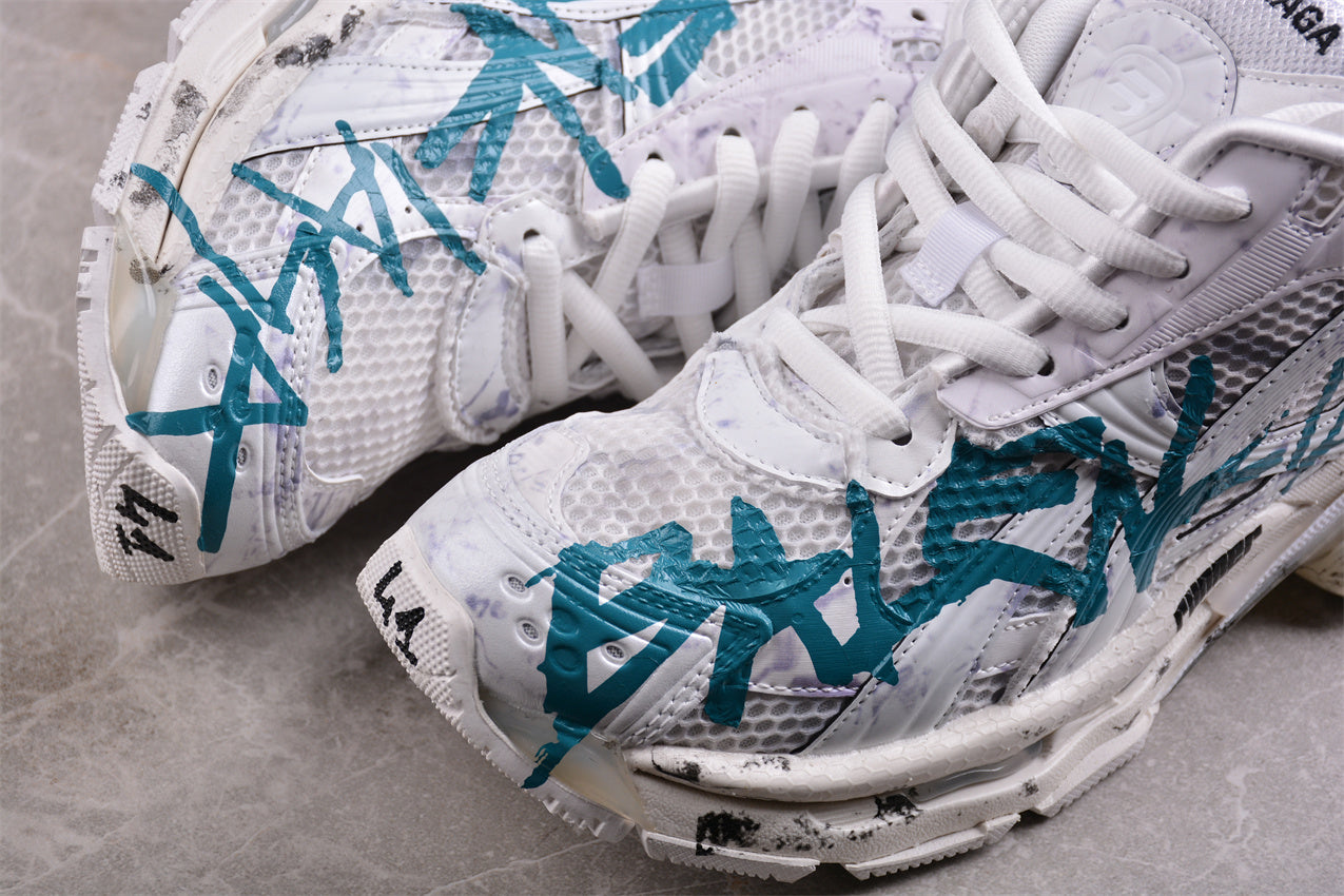 Balenciaga Runner Graffiti – White/Blue - Best Reps Website 2025