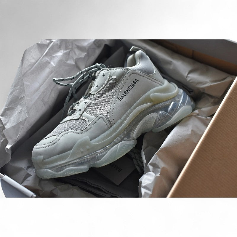 Balenciaga Triple S Clear Sole Grey - Best Reps Website 2025