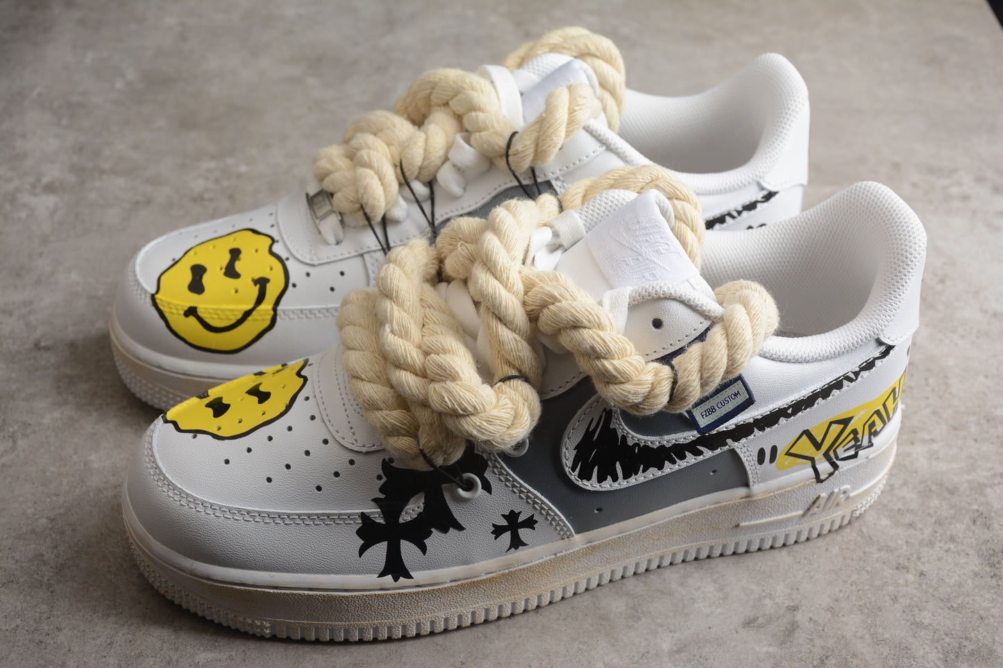 Custom Nike Air Force 1 Low "SMILE"