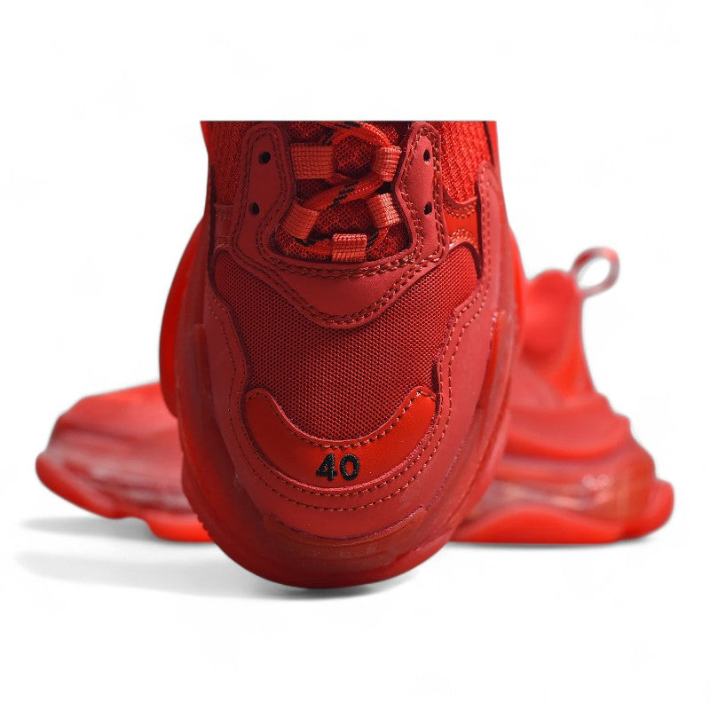Balenciaga Triple S Clear Sole Red - Best Reps Website 2025