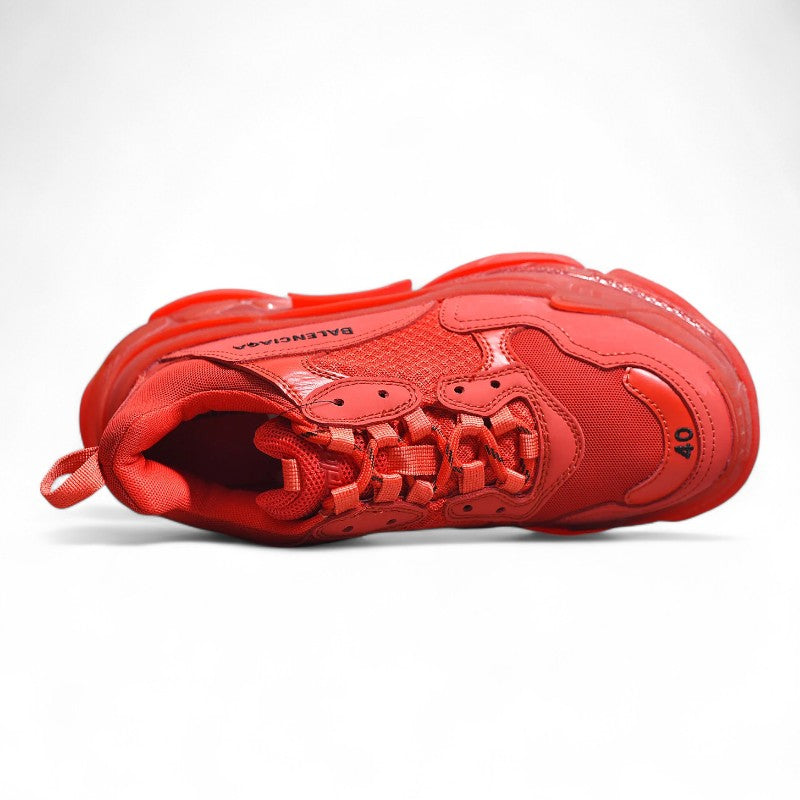 Balenciaga Triple S Clear Sole Red - Best Reps Website 2025