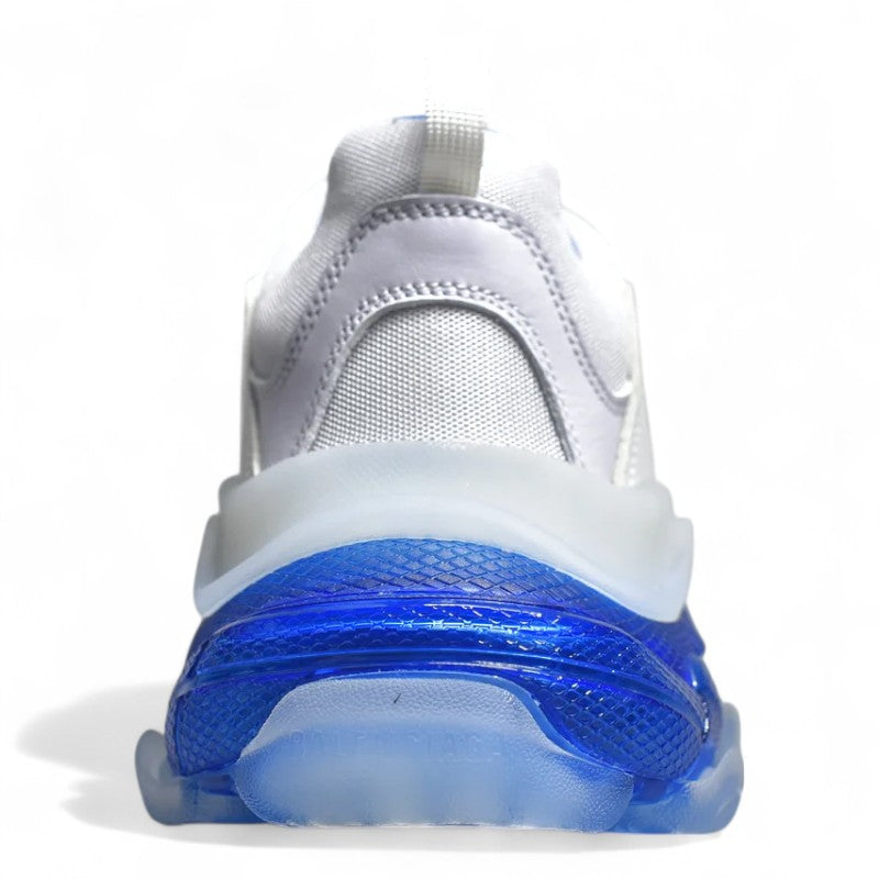 Balenciaga Triple S Clear Sole White Blue - Best Reps Website 2025