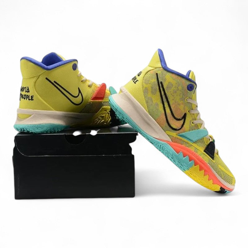 Nike Kyrie 7 x 1 World 1 People Yellow - Best Reps Website 2025
