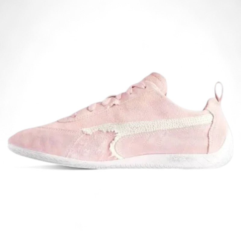 Balenciaga Speedcat Suede in Pink/White
