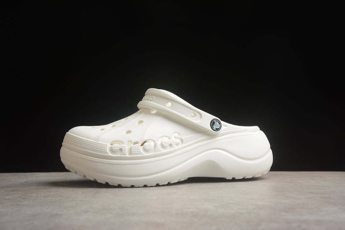 Crocs Baya Platform Clogs in White