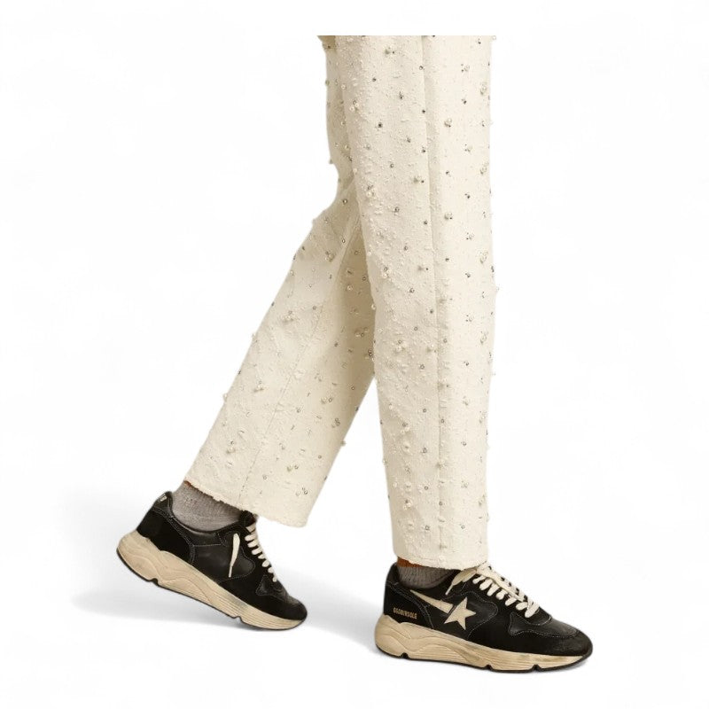 Running Sole sneakers in black nappa leather and suede with white leather star - Best Reps Website 2025
