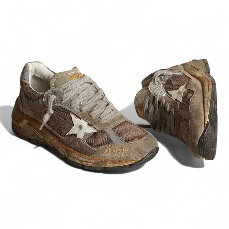 Dad-Star in dove gray mesh and suede - Best Reps Website 2025