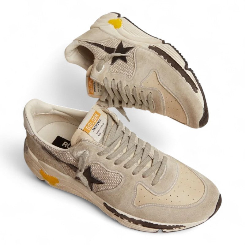 Running Sole sneakers in mesh and ice-gray suede - Best Reps Website 2025
