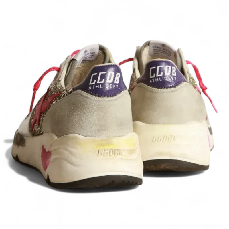 Running Sole sneakers in metallic leather and glitter - Best Reps Website 2025