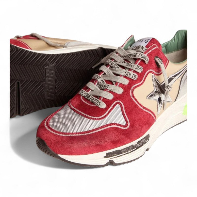 Running Sole sneakers with 3D star and orange heel tab