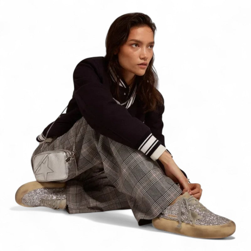 Space-Star shoes in silver glitter with shearling lining - Best Reps Website 2025