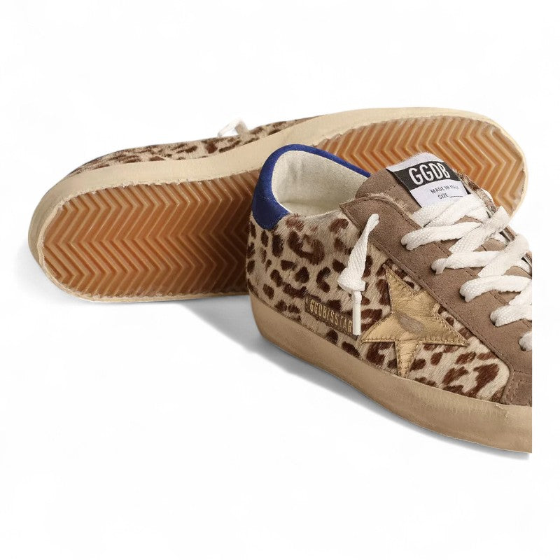 Super-Star LTD sneakers in pony skin with a gold star and suede heel tab - Best Reps Website 2025
