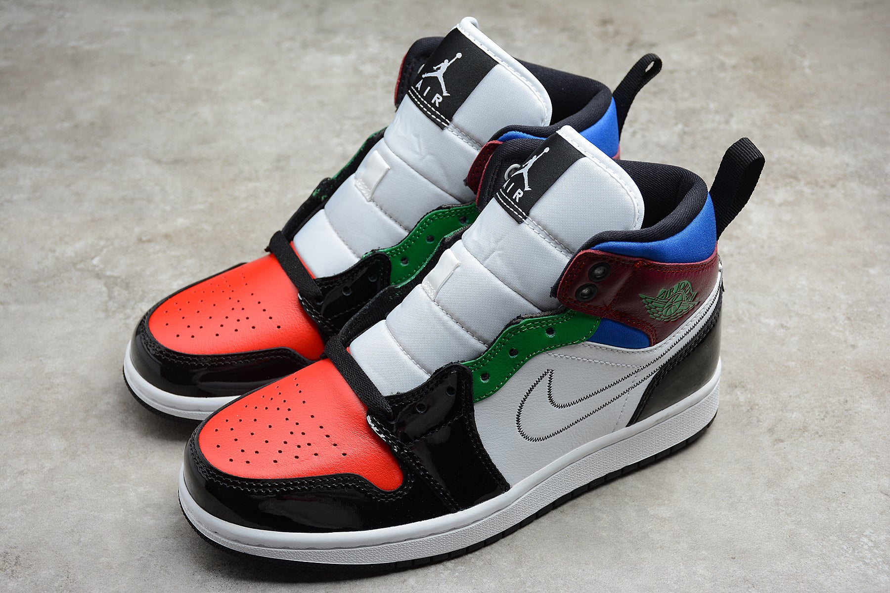 Air Jordan 1 Mid SE "Black White University Red" - Best Reps Website 2025