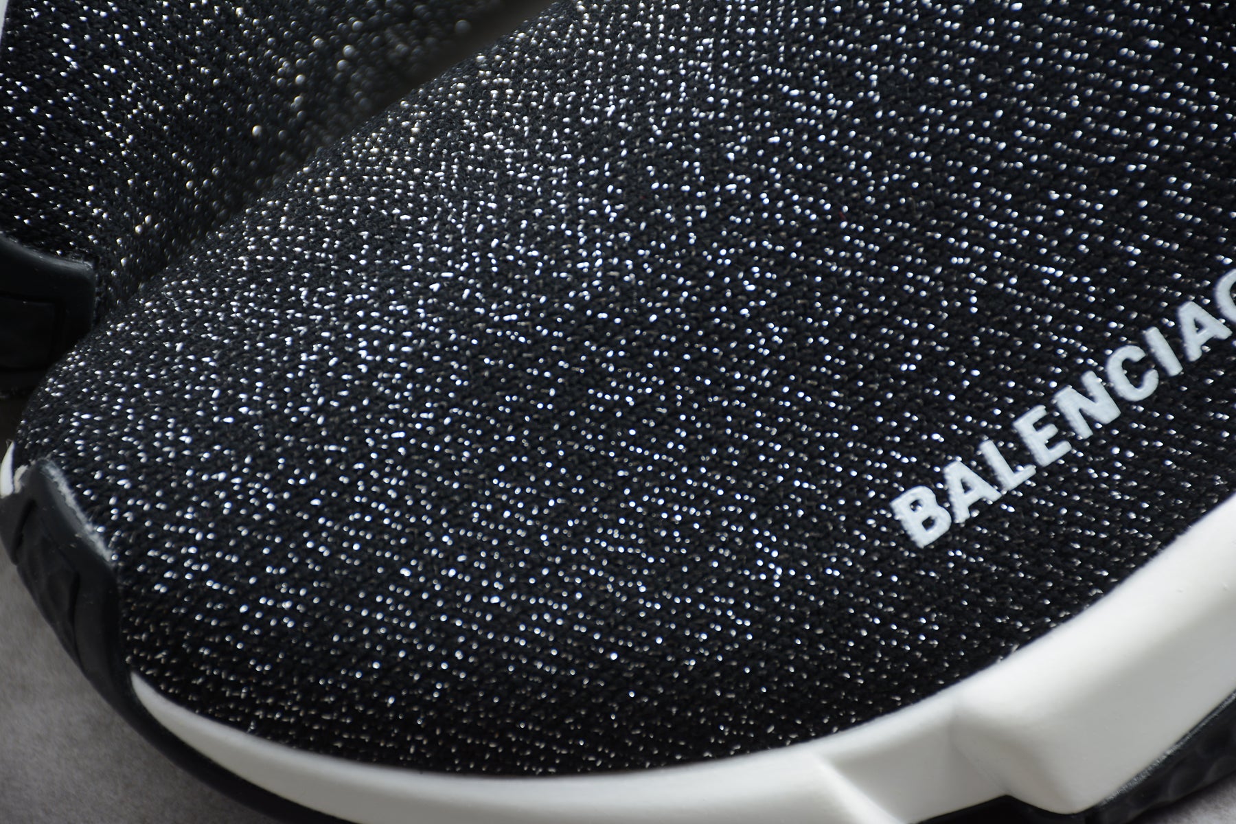 Balenciaga Speed Graffiti Trainers in Grey/White - Best Reps Website 2025