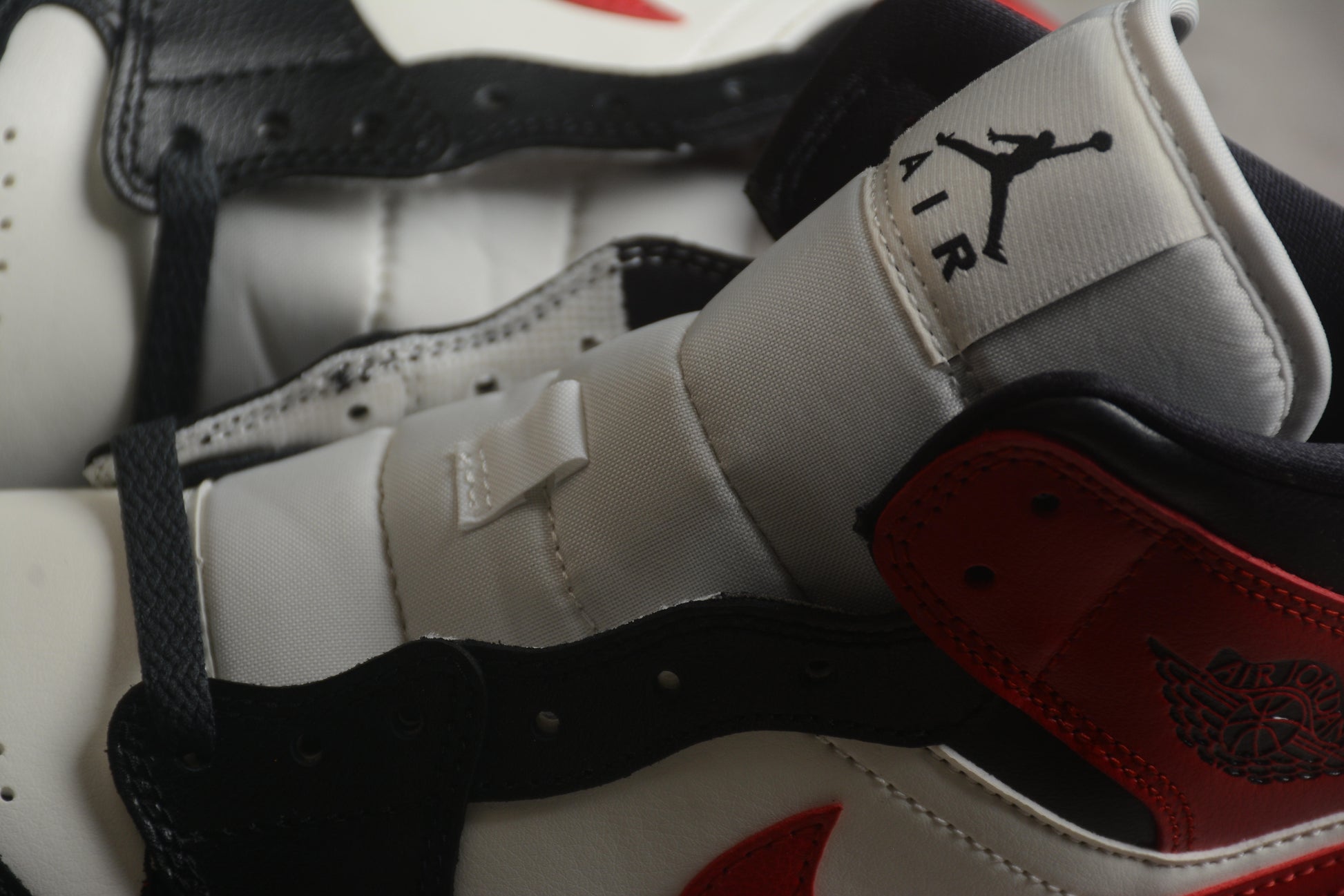Air Jordan 1 Mid Retro White Red Black - Best Reps Website 2025