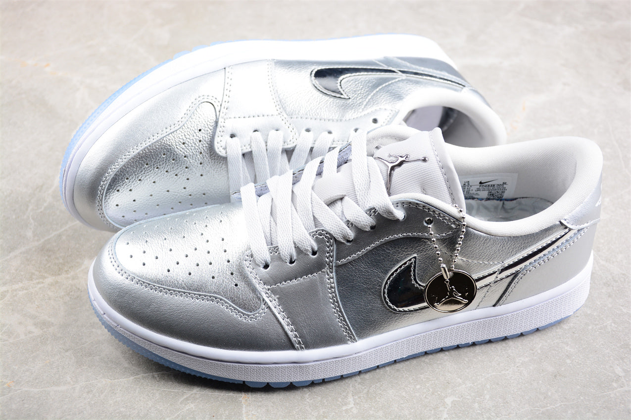 Nike Air Jordan 1 Low G NRG Golf 'Gift Giving Silver'