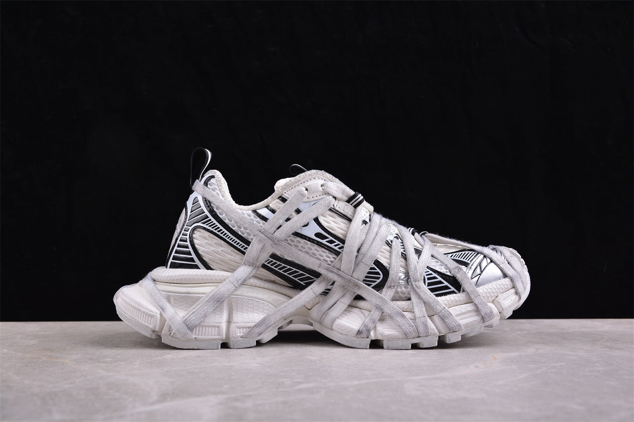 Balenciaga 3XL Extreme Lace Sneaker in White/Black - Best Reps Website 2025