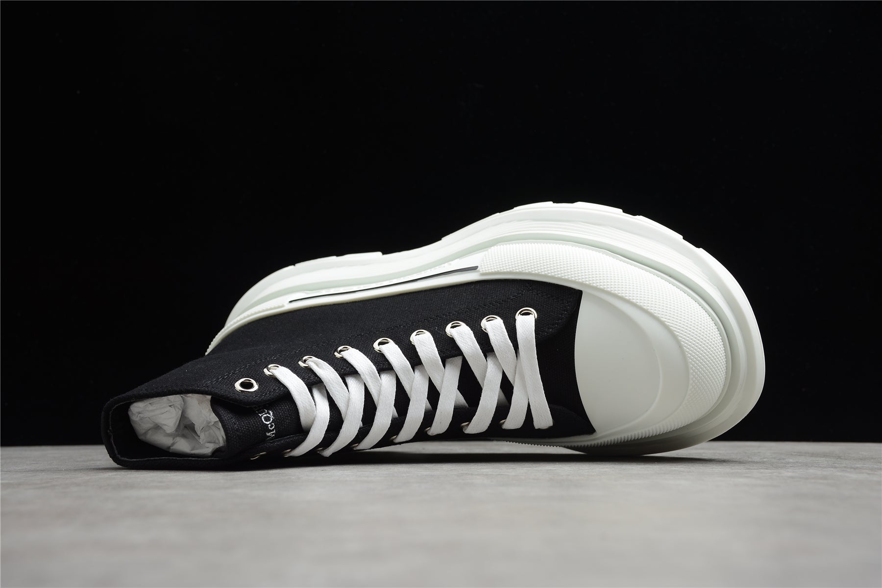 Alexander McQueen Tread Slick Boots 'Black White' - Best Reps Website 2025