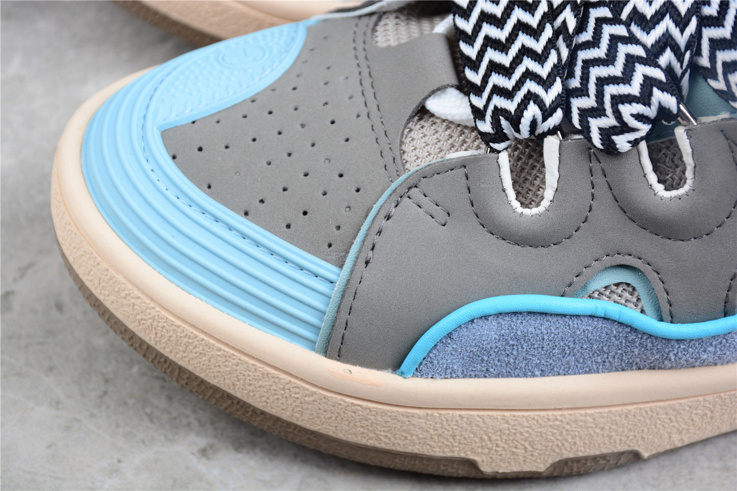Lanvin Curb Sneaker 'Grey Blue'