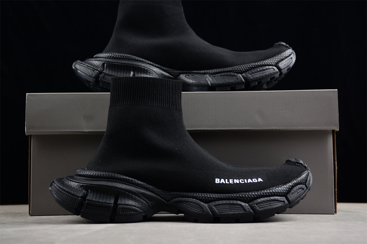 Balenciaga 3XL Sock – Triple Black - Best Reps Website 2025