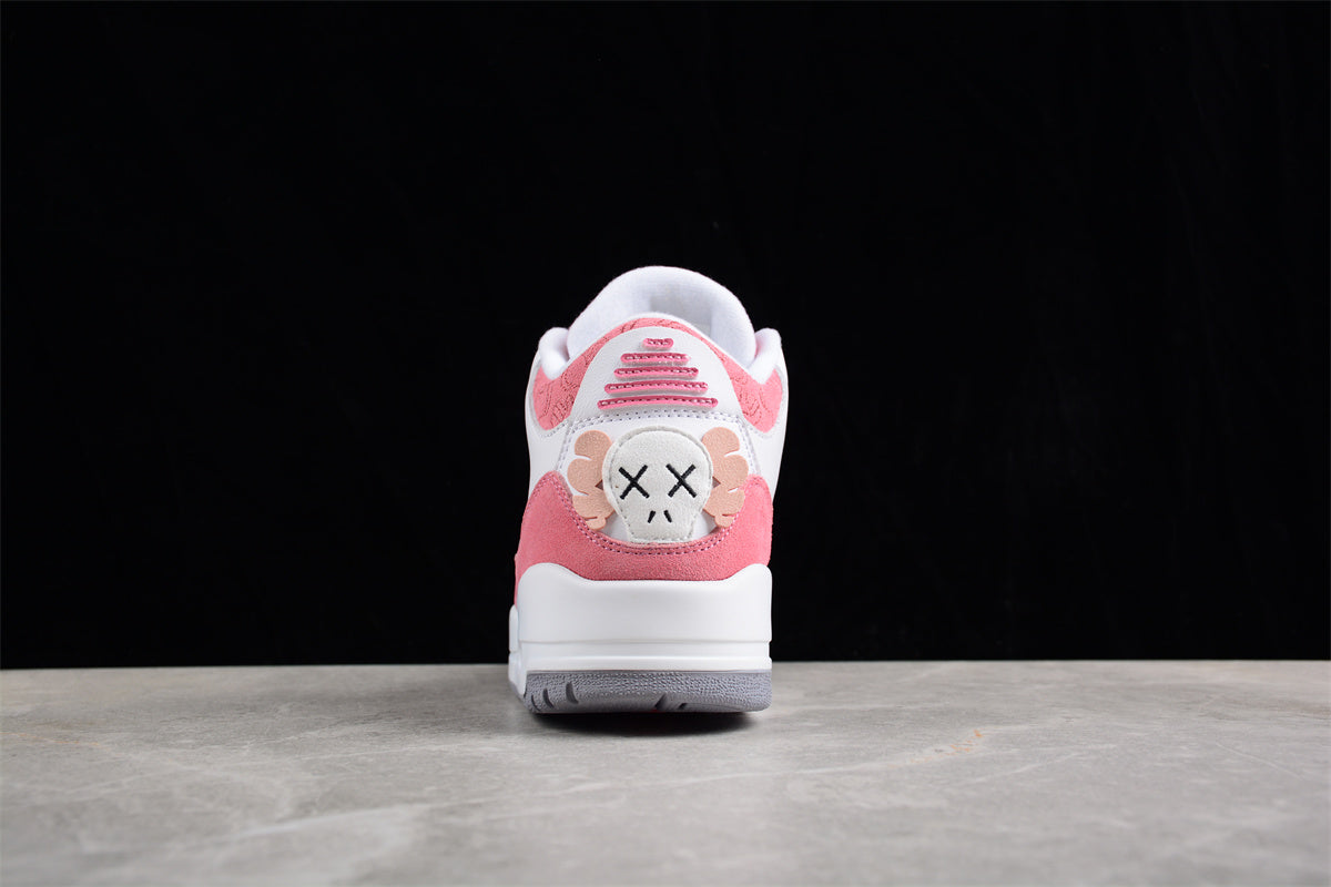 Air Jordan 3 KAWS Custom White/Pink - Best Reps Website 2025