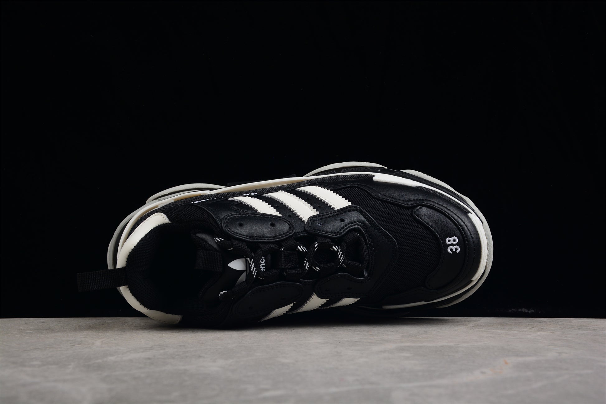 Balenciaga x Adidas Triple S – Black - Best Reps Website 2025