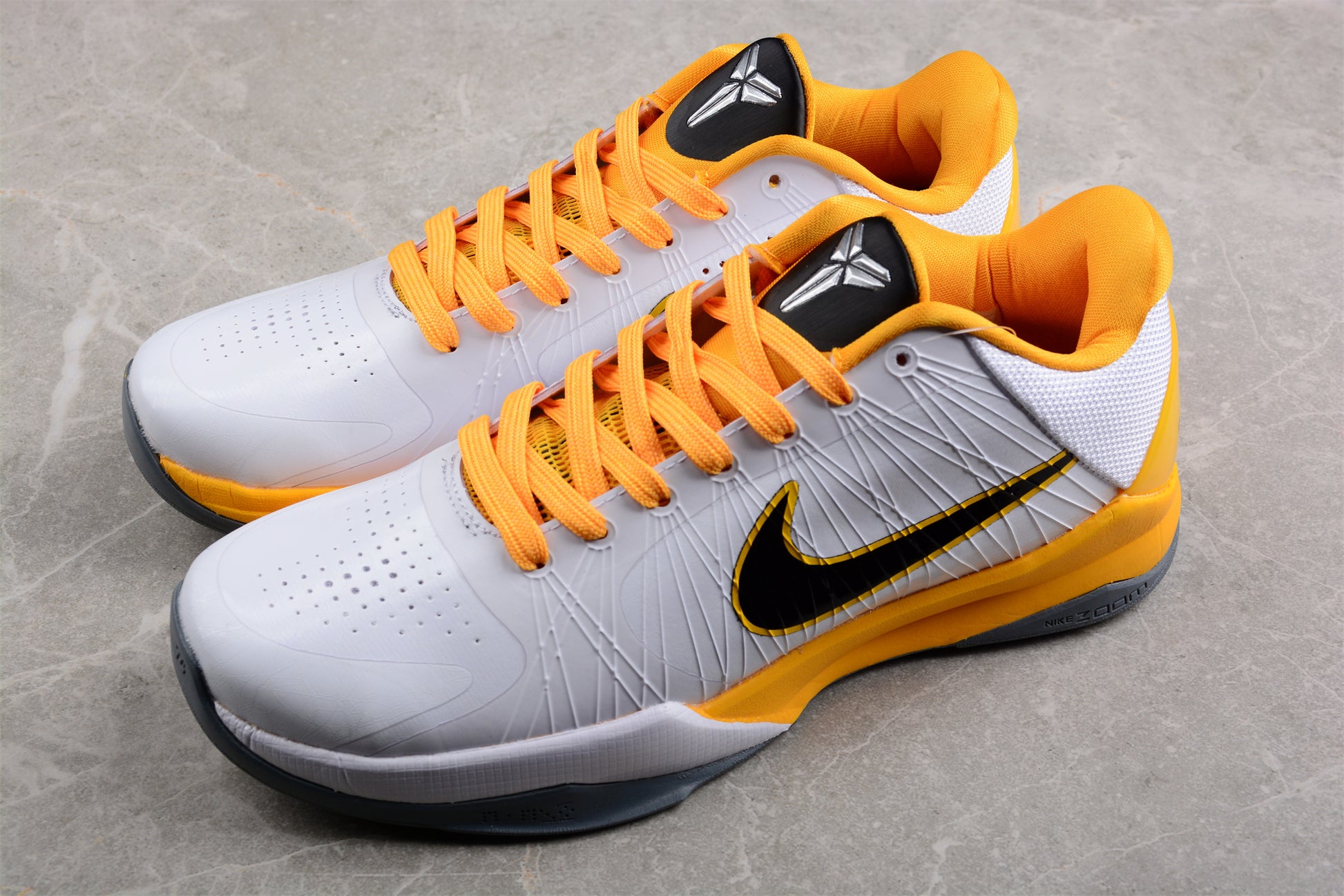 Nike Zoom Kobe 5 “White/Black/Del Sol/Metallic Silver” - Best Reps Website 2025