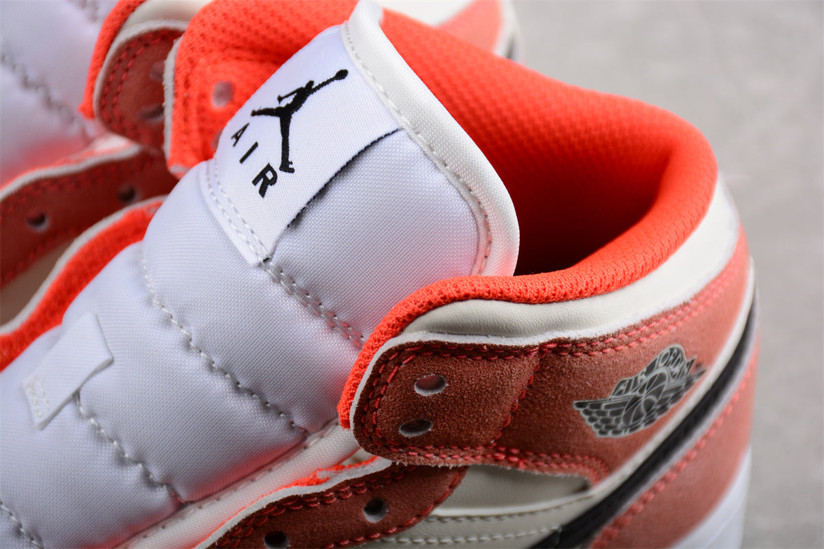 Air Jordan 1 Mid GS "Orange Suede"