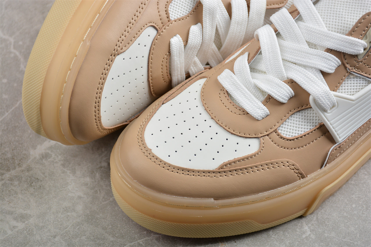 Christian Louboutin Astroloubi Lace-Up Sneakers in Camel