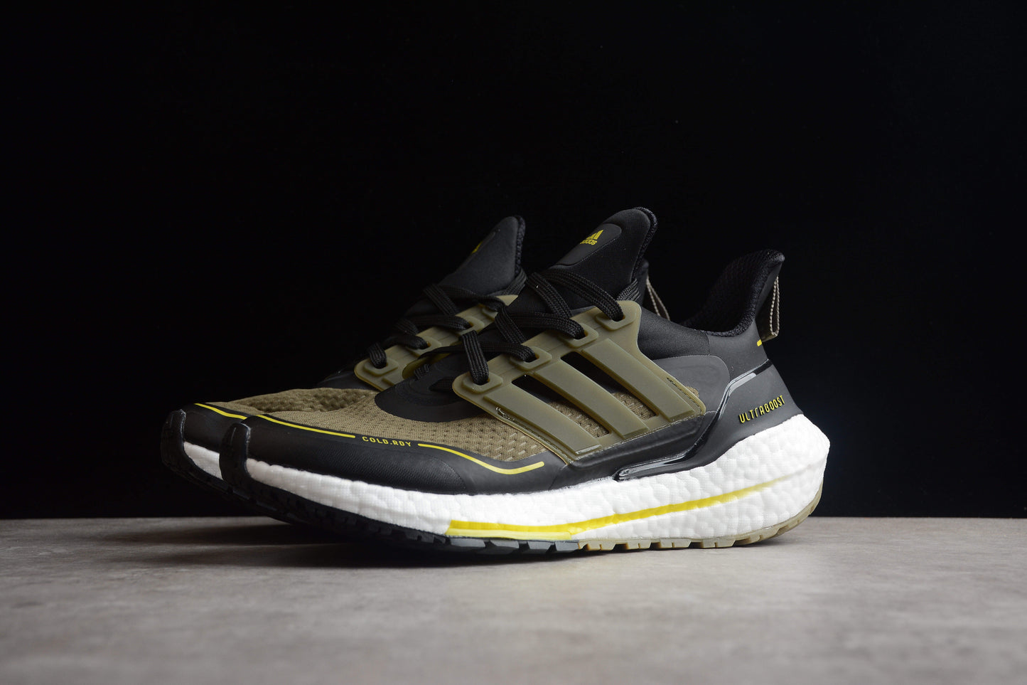 Adidas Ultraboost 21 COLD.RDY Running Shoes Black/Green