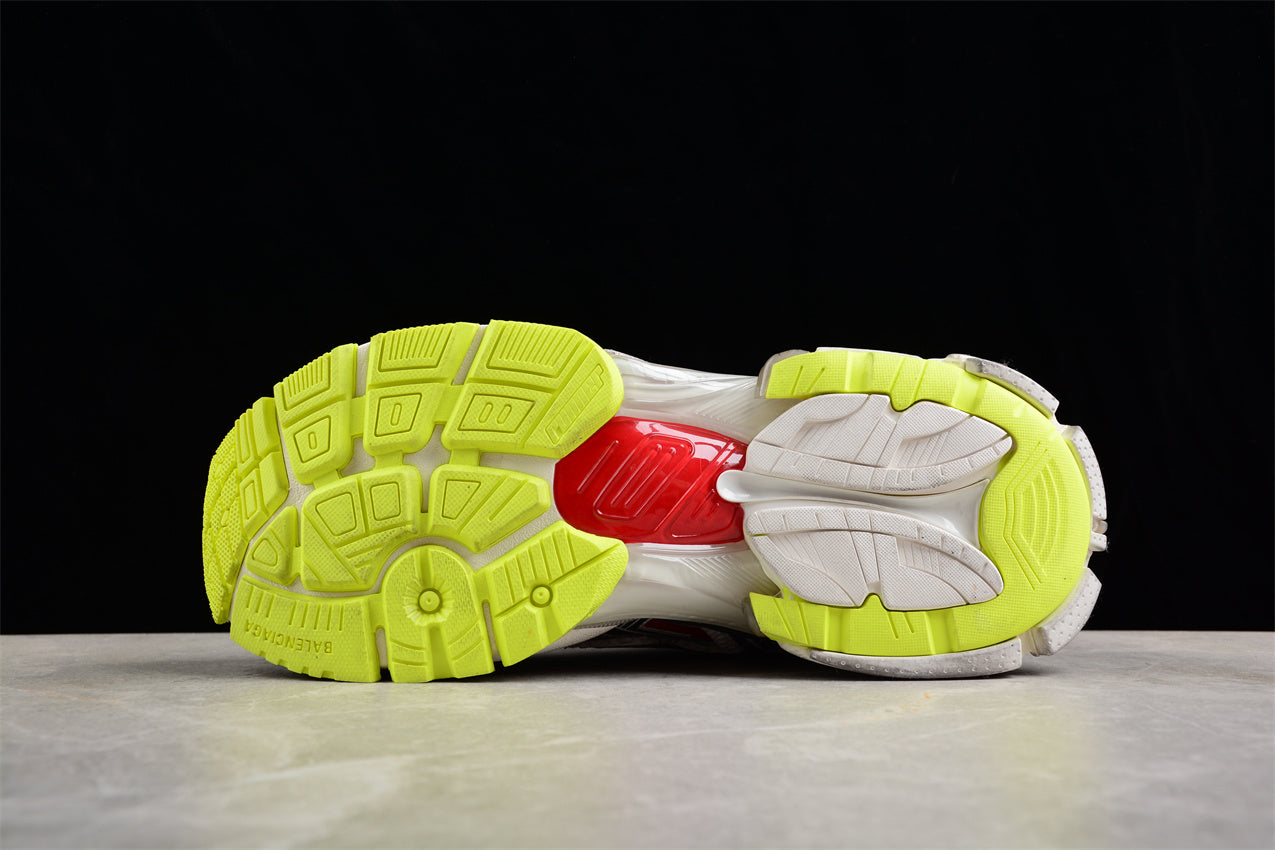 Balenciaga Runner Sneaker in Black, White, Red, and Neon Yellow - Best Reps Website 2025