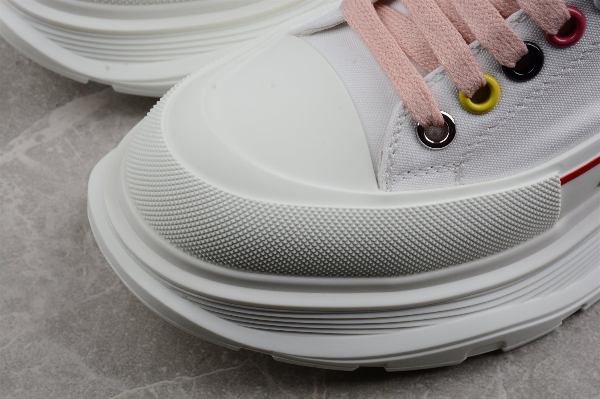 Alexander McQueen Tread Slick Low Lace Up White Multi (Women's) - Best Reps Website 2025