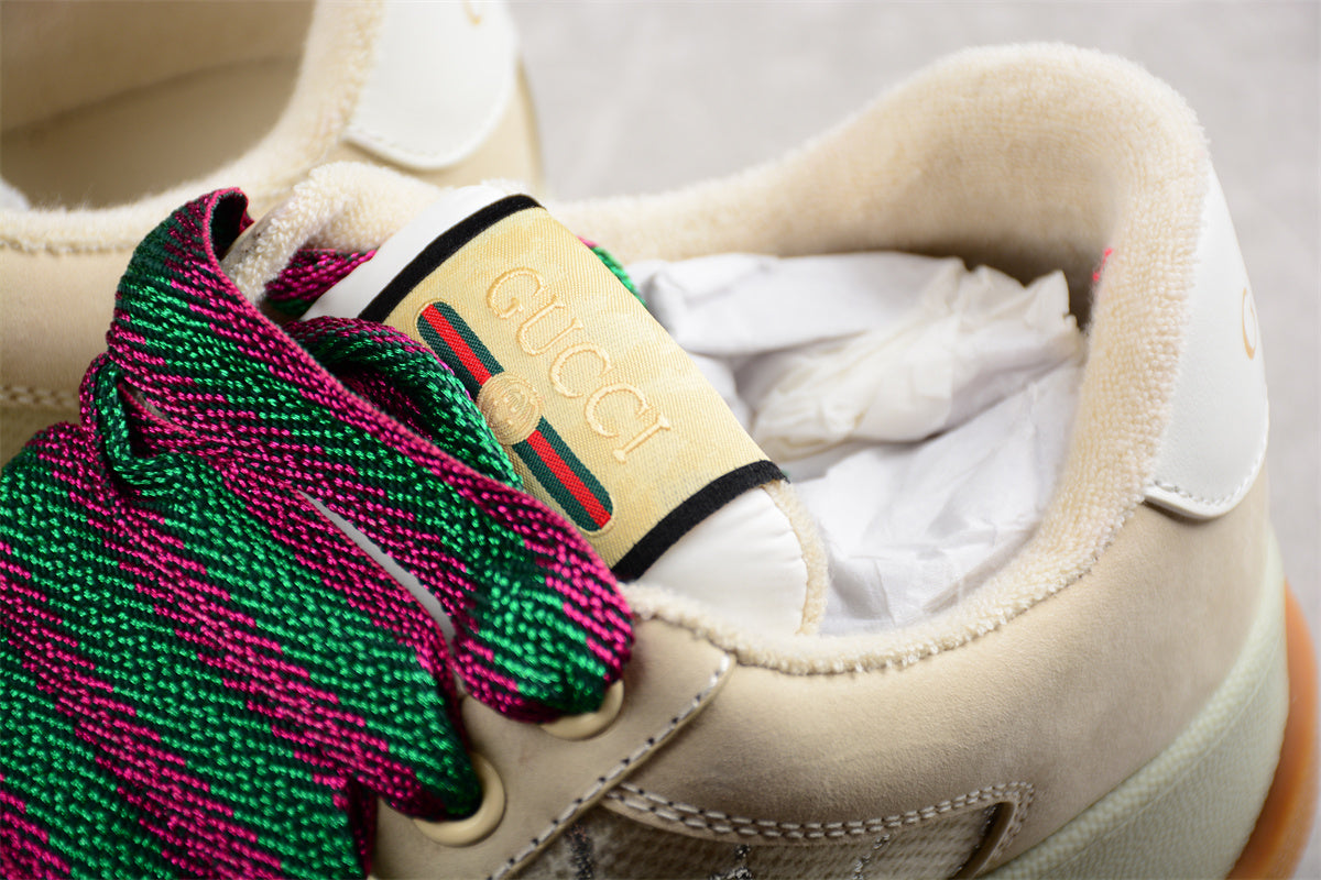Gucci Screener GG Leather-Trimmed Canvas Sneakers - Best Reps Website 2025