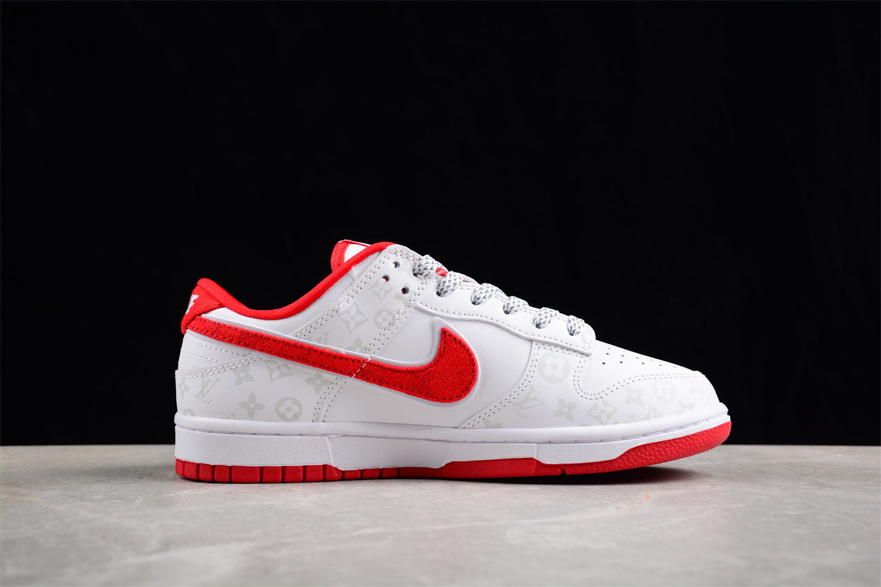 Nike Dunk Low x Louis Vuitton White Red - Best Reps Website 2025