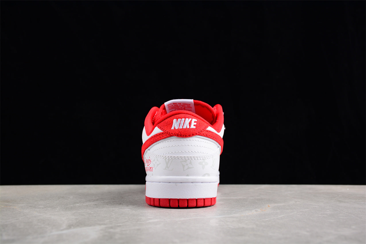 Nike Dunk Low x Louis Vuitton White Red - Best Reps Website 2025