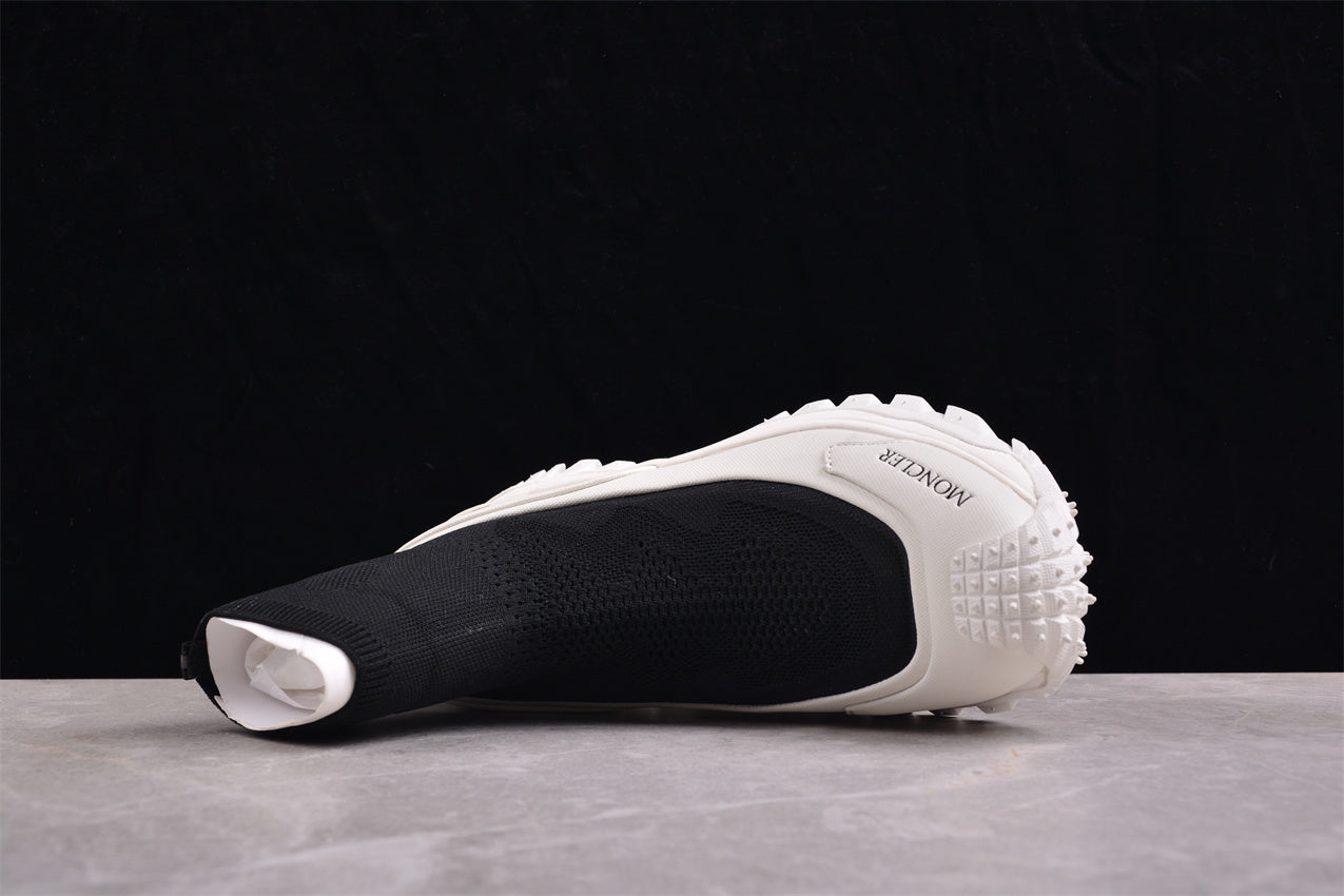 Moncler Trailgrip Sock Sneakers 'Black/White' - Best Reps Website 2025