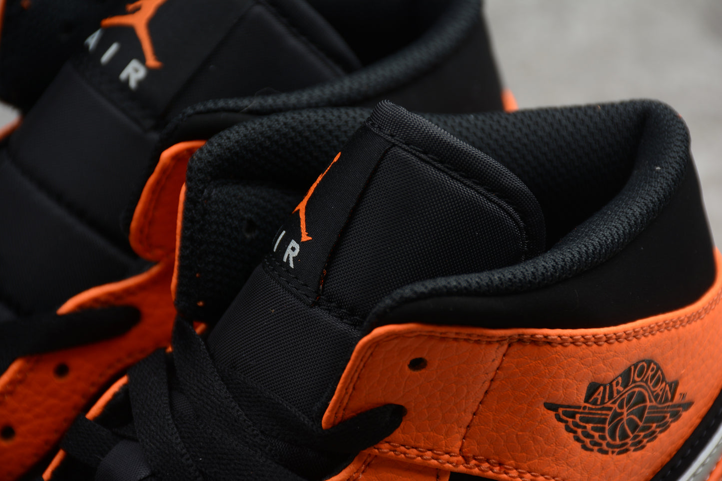 Air Jordan 1 Mid "Black Light Bone Orange" - Best Reps Website 2025